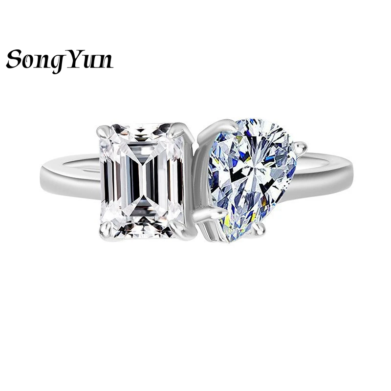 SONGYUN Brand Jewelry 925 Sterling Silver Ring VVS Moissanite Shimmering Ring Bride 18K Real Gold Plated MST Patent GRA Rings
SONGYUN Brand Jewelry 925 Sterling Silver Ring VVS Moissanite Shimmering Ring Bride 18K Real Gold Plated MST Patent GRA Rings