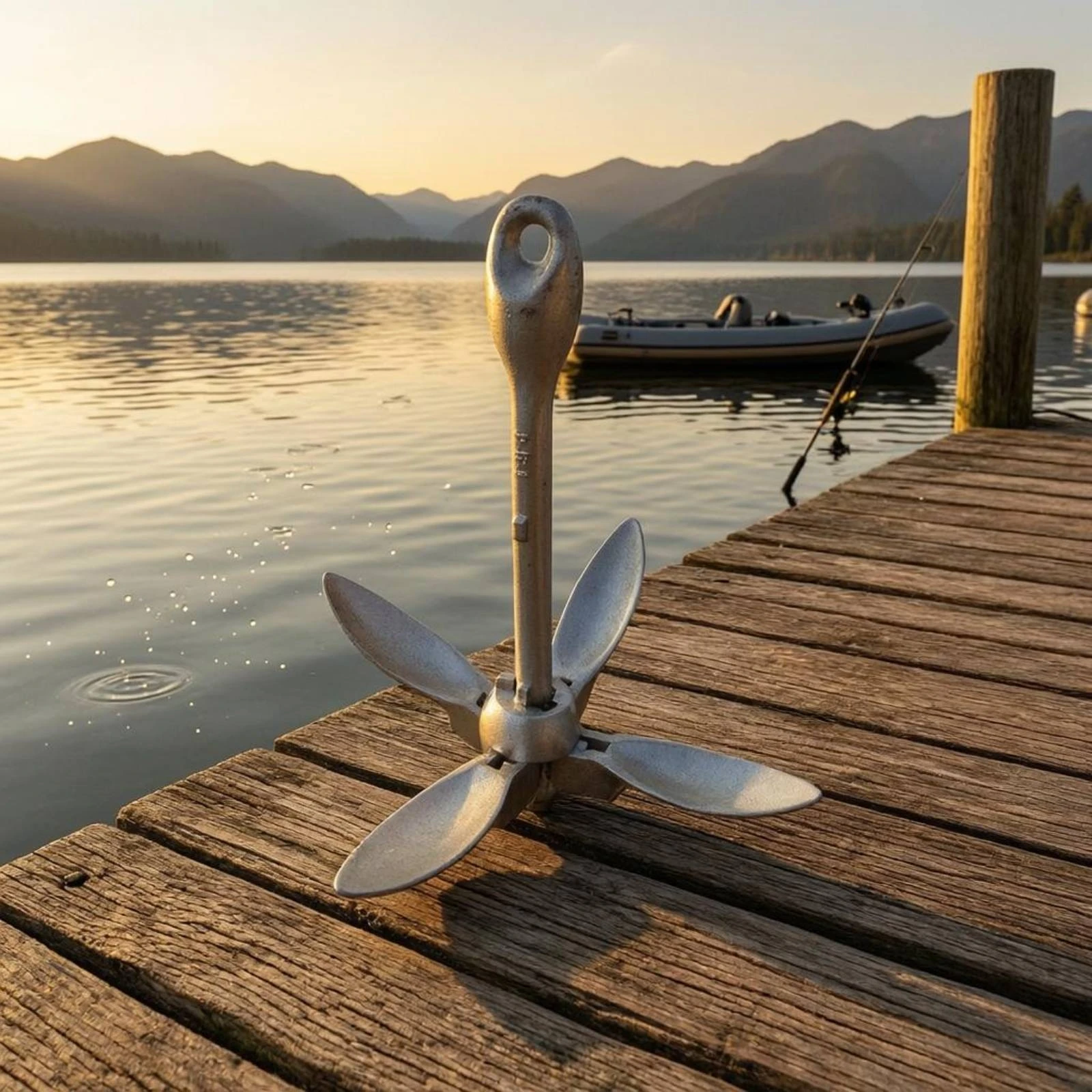 Umbrella Anchor Foldable Folding Boat Anchor Water Sports Gear Compact Easy to Stow for Fishing, Boating
Umbrella Anchor Foldable Folding Boat Anchor Water Sports Gear Compact Easy to Stow for Fishing, Boating
