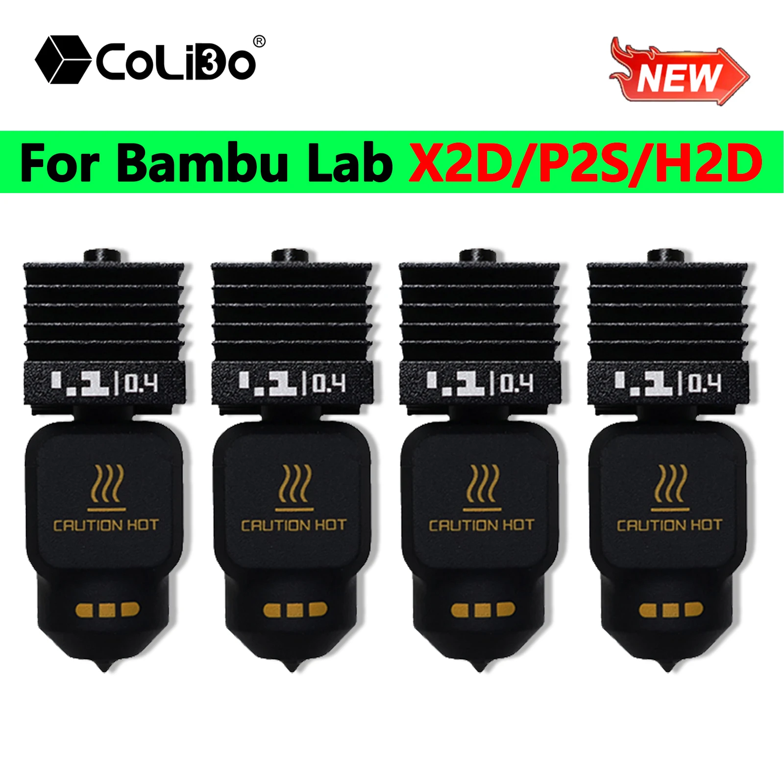 Upgrade Hotend For bambulab p2s Hotend Kit 0.4mm Hardened Steel Nozzle For bambulab a1/a1mini/h2s/h2d/h2c 3D Printer Accessories
Upgrade Hotend For bambulab p2s Hotend Kit 0.4mm Hardened Steel Nozzle For bambulab a1/a1mini/h2s/h2d/h2c 3D Printer Accessories