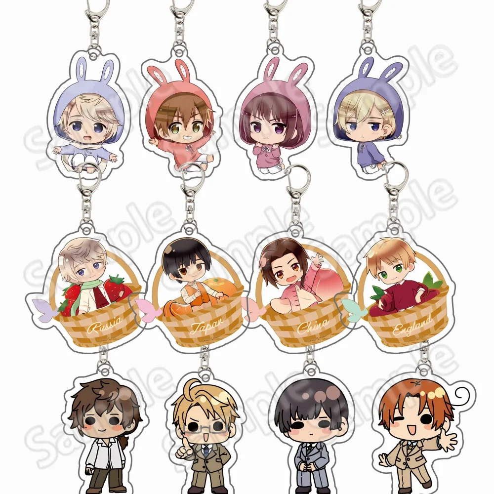 Anime Hetalia World★Stars 6cm Acrylic Stand Double-sided Interlayer Clear HD Printed Tabletop Decorations Exquisite keychains
Anime Hetalia World★Stars 6cm Acrylic Stand Double-sided Interlayer Clear HD Printed Tabletop Decorations Exquisite keychains
