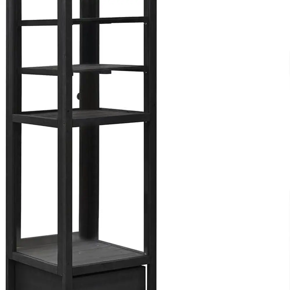 Портативная деревянная теплица с холодной рамой и 3 съемными полками для садоводства внутри и снаружи, черная
Портативная деревянная теплица с холодной рамой и 3 съемными полками для садоводства внутри и снаружи, черная