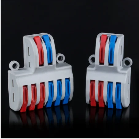 Wire Connector Terminal Block Quick Wiring Connector Cable Connectors Splitter SPL 222 221 CH2 102 Fast Splice Push-in Terminals
Wire Connector Terminal Block Quick Wiring Connector Cable Connectors Splitter SPL 222 221 CH2 102 Fast Splice Push-in Terminals