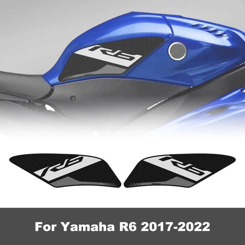 Motorcycle fuel tank side Anti-slip Knee pads decorative sticker For Yamaha R6 2022 2021 2020 2019 218 2017
Motorcycle fuel tank side Anti-slip Knee pads decorative sticker For Yamaha R6 2022 2021 2020 2019 218 2017