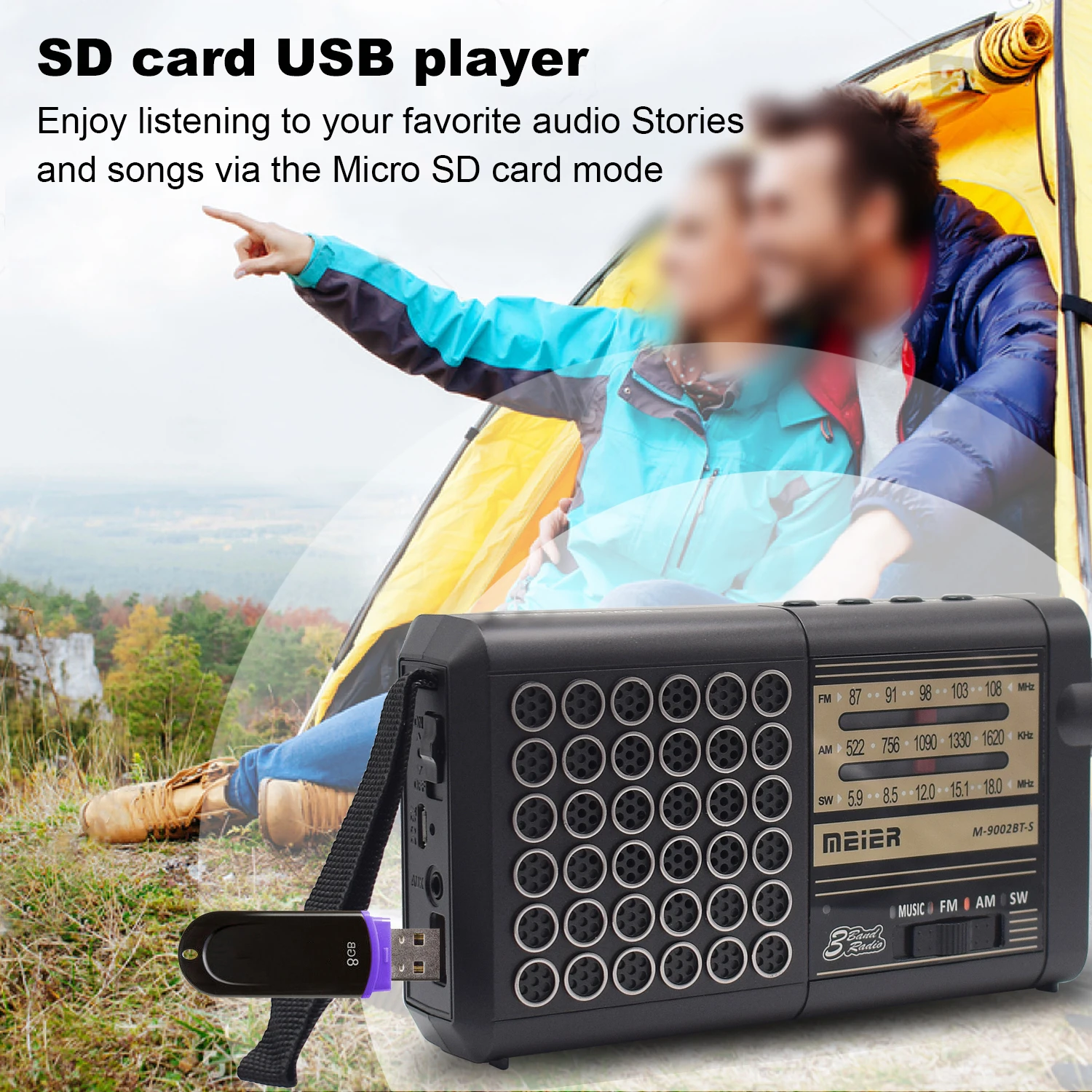 Portable AM FM Detachable Full Wave Radio Multi Hand Short Wave Euler Band Radio Phone Connection Music Speaker
Portable AM FM Detachable Full Wave Radio Multi Hand Short Wave Euler Band Radio Phone Connection Music Speaker