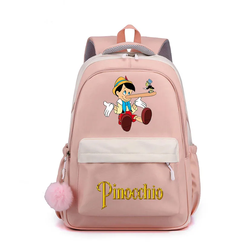MINISO Pinocchio Cute Cartoon Backpack Teenager Fashion Male Female Student School Bag Waterproof Knapsack Mochila
MINISO Pinocchio Cute Cartoon Backpack Teenager Fashion Male Female Student School Bag Waterproof Knapsack Mochila
