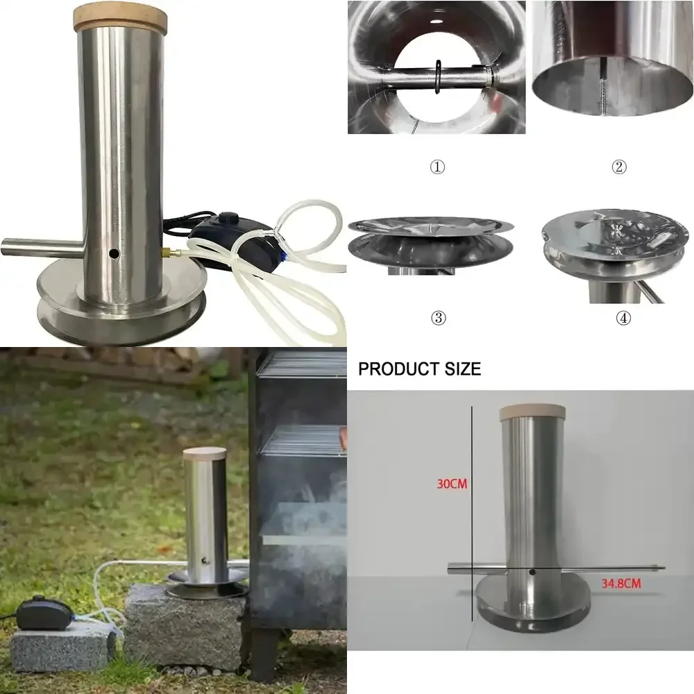 WAP01 Smoker Cold or Hot Smoke Generator Works with BBQ Grill Electric Pellet Smoker Accessory Customize Smokers Profile Bbq
WAP01 Smoker Cold or Hot Smoke Generator Works with BBQ Grill Electric Pellet Smoker Accessory Customize Smokers Profile Bbq