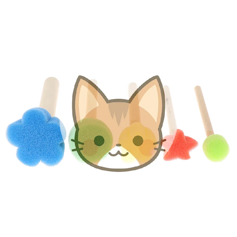 Kids Toddler Sponge Stamp Brush Kits Flower Drawing Toys for Children Paint Art
Kids Toddler Sponge Stamp Brush Kits Flower Drawing Toys for Children Paint Art