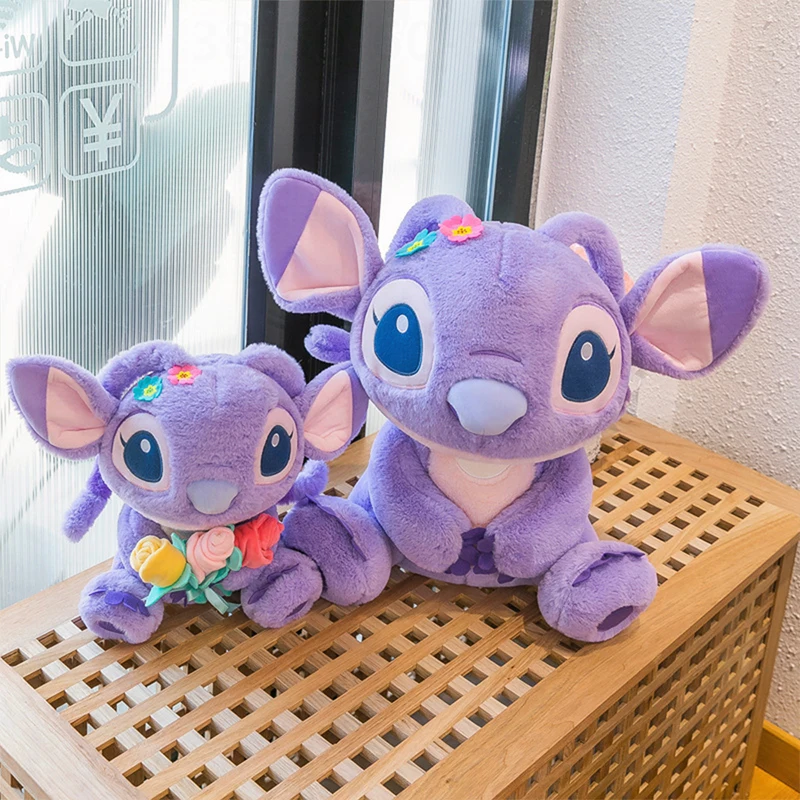 Disney Stitch Plush Toy Angel Doll Soft Stuffed Animal for Kids Birthday Xmas Gift Cute Sleep Pillow Throw Doll for Girls
Disney Stitch Plush Toy Angel Doll Soft Stuffed Animal for Kids Birthday Xmas Gift Cute Sleep Pillow Throw Doll for Girls