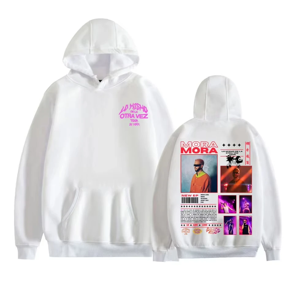 Rapper Mora Mirrodosis Album Tour 2025 Merch Hoodies Men's Clothing Retro High Street Sweatshirt Casual Fleece Bodywarmer Hoodie
Rapper Mora Mirrodosis Album Tour 2025 Merch Hoodies Men's Clothing Retro High Street Sweatshirt Casual Fleece Bodywarmer Hoodie