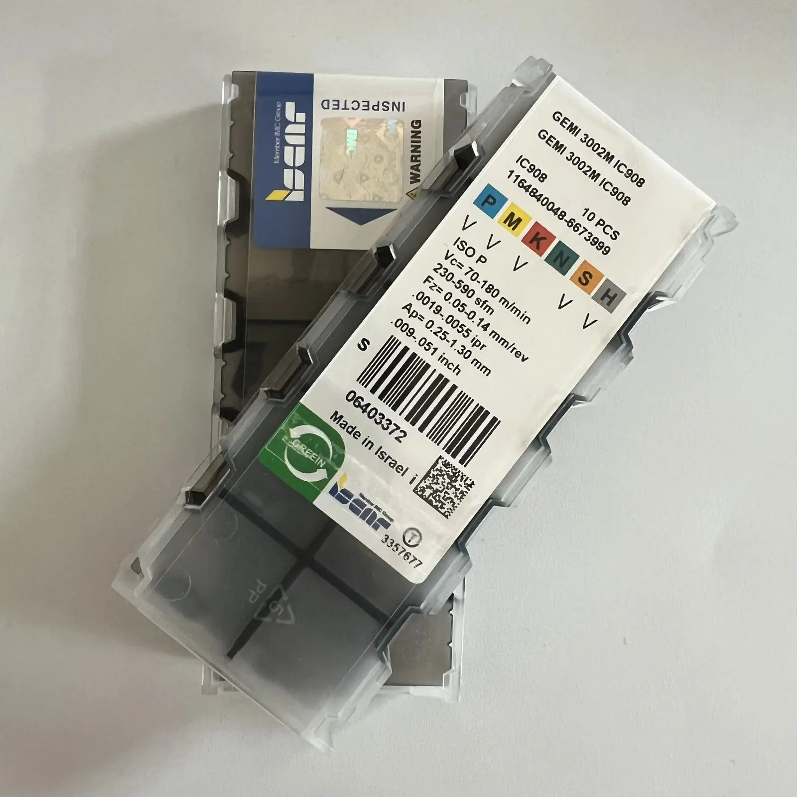 GEMI3002M IC908 Industrial indexable carbide inserts 10 Pcs
GEMI3002M IC908 Industrial indexable carbide inserts 10 Pcs