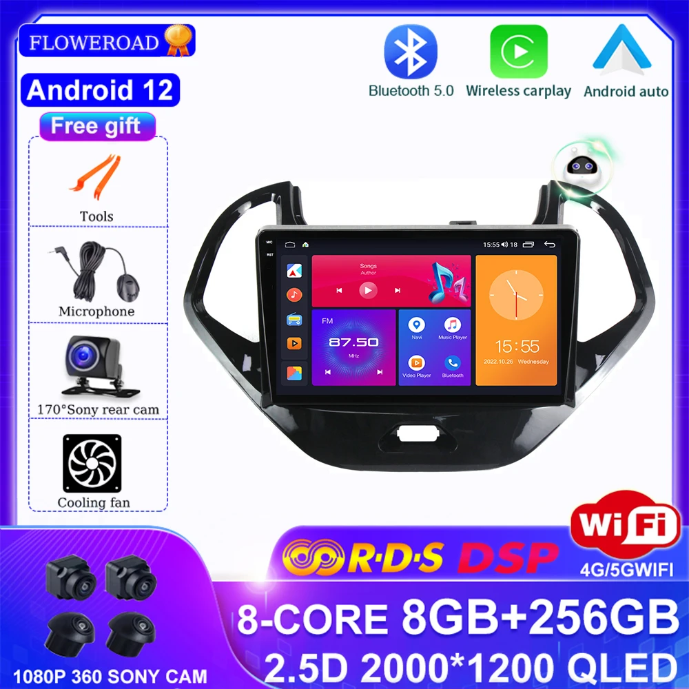 Android 12 For Ford Figo 2015 - 2018 Car Radio Multimedia Video Player Navigation GPS stereo DSP Carplay Auto No 2din 2 din dvd
Android 12 For Ford Figo 2015 - 2018 Car Radio Multimedia Video Player Navigation GPS stereo DSP Carplay Auto No 2din 2 din dvd