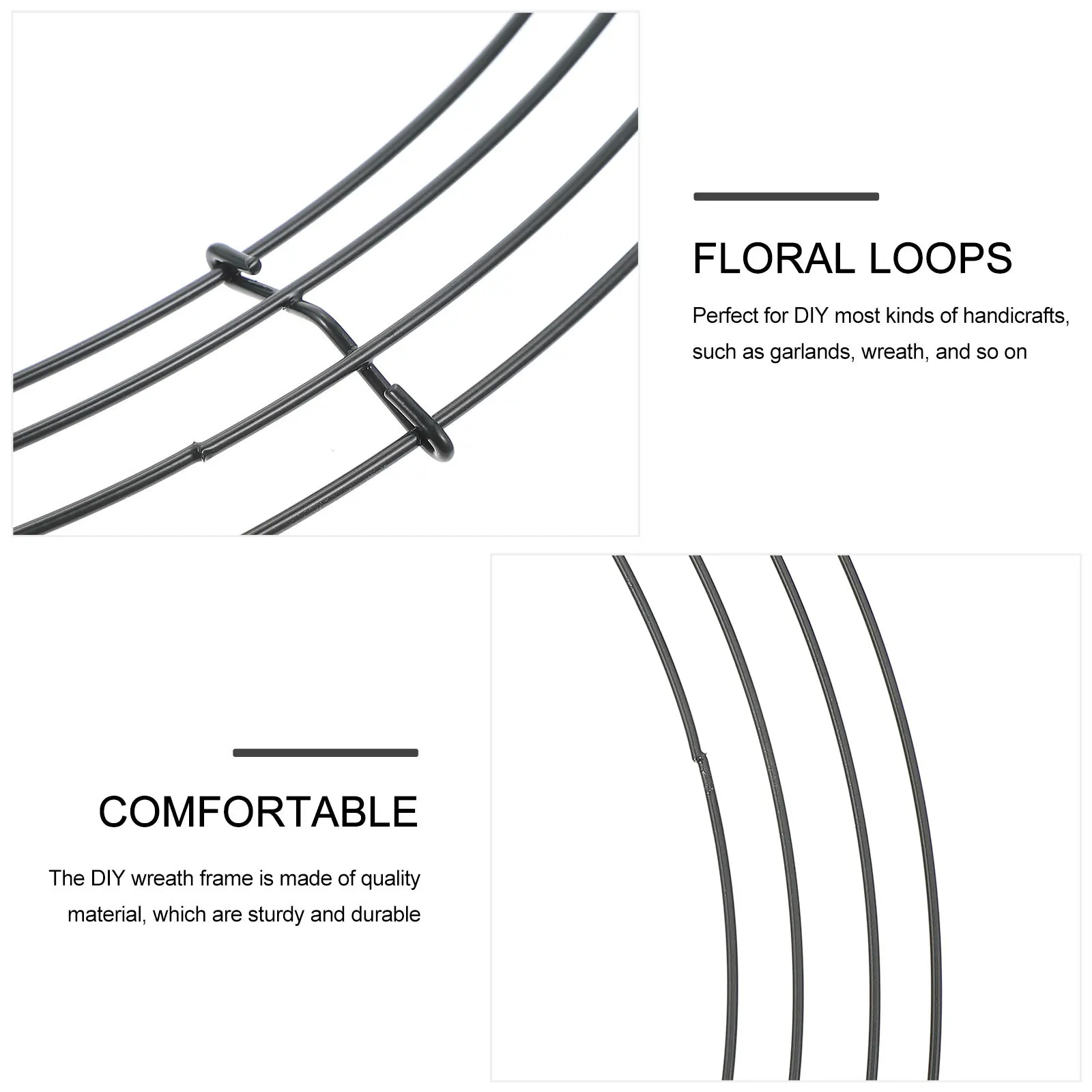 2Pcs DIY Wreath Rings Metal Floral Hoops Sturdy Iron Garland Frames for Christmas Wreath Making and Home Decor
2Pcs DIY Wreath Rings Metal Floral Hoops Sturdy Iron Garland Frames for Christmas Wreath Making and Home Decor