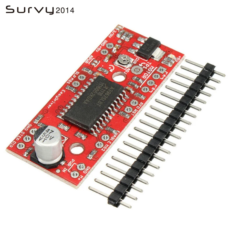 1pcs Easy Driver Shield stepping Stepper Motor Driver V44 A3967 microstepping driver diy electronics
1pcs Easy Driver Shield stepping Stepper Motor Driver V44 A3967 microstepping driver diy electronics