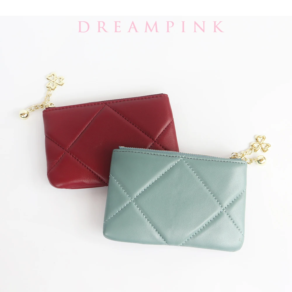 Classic Square Quiltting Leather Women Coin Purse New Plaid Soft Sheep Keychain Wallet Luxury Small Female Zip Pouch Card Holder
Classic Square Quiltting Leather Women Coin Purse New Plaid Soft Sheep Keychain Wallet Luxury Small Female Zip Pouch Card Holder