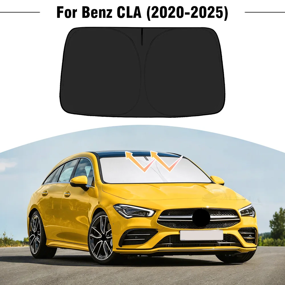 For Mercedes Benz CLA 2020-2023 2024 2025 Car Windshield Sunshade Cover Front Window Sun Shade Visor UV Protection Accessories
For Mercedes Benz CLA 2020-2023 2024 2025 Car Windshield Sunshade Cover Front Window Sun Shade Visor UV Protection Accessories