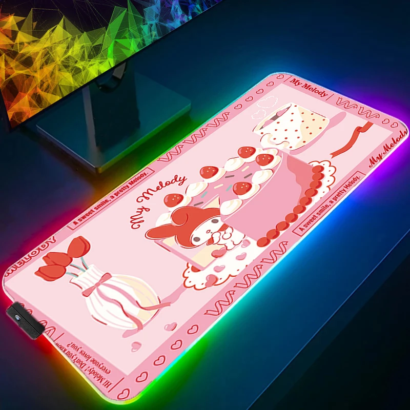 RGB Mouse Pad M-my M-melody Game Rubber Backlight Pc Keyboard Laptop Computer Speed LED Desk Mat Gaming Acessories Mousepad
RGB Mouse Pad M-my M-melody Game Rubber Backlight Pc Keyboard Laptop Computer Speed LED Desk Mat Gaming Acessories Mousepad