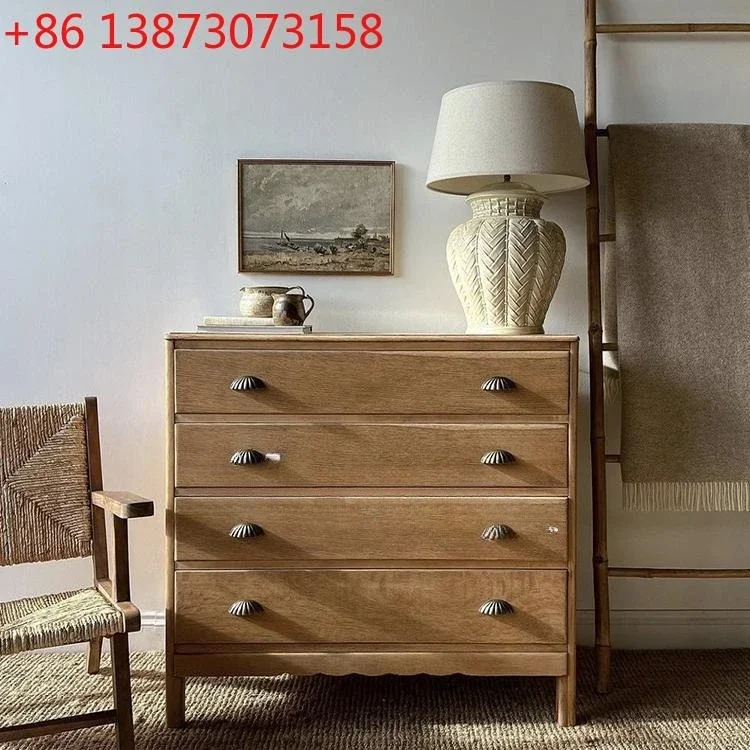 French retro living room ash wood Camille series Nordic bedroom locker black walnut solid wood four-chest cabinet
French retro living room ash wood Camille series Nordic bedroom locker black walnut solid wood four-chest cabinet