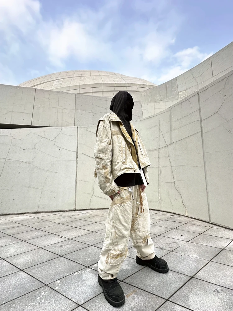 Dune Waste Soil Wind Heavy Craft Distressed Ins Design Sense Loose Outline Shape Cargo Jacket Coat Same Style for Men and Women
Dune Waste Soil Wind Heavy Craft Distressed Ins Design Sense Loose Outline Shape Cargo Jacket Coat Same Style for Men and Women