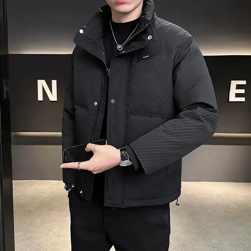 Men's Casual Thiened White Du down Jaet Winter Warm Stand Collar Coat Sli New 2024 Outdoor Wear Regular Thin
Men's Casual Thiened White Du down Jaet Winter Warm Stand Collar Coat Sli New 2024 Outdoor Wear Regular Thin