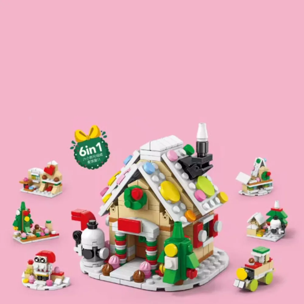 Рождественская серия-сюрприз, набор строительных блоков, пряничный домик, набор игрушек, детский набор, подарочная головоломка, сборка, игрушка, орнамент
Рождественская серия-сюрприз, набор строительных блоков, пряничный домик, набор игрушек, детский набор, подарочная головоломка, сборка, игрушка, орнамент