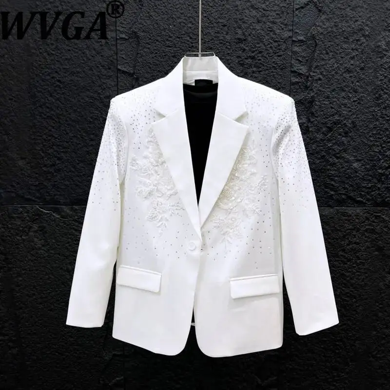 WVGA Spring Autumn New Man High-end Sequin Embroidered Blazer Diamond Niche Light Luxury Starry Sky Design Trendy Jackets W22625
WVGA Spring Autumn New Man High-end Sequin Embroidered Blazer Diamond Niche Light Luxury Starry Sky Design Trendy Jackets W22625