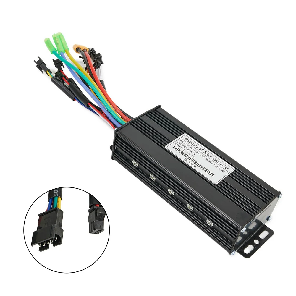 JN Controller Controller Quality Wave 24/36/48V Practical 30A 750/1000W Aluminum + Plastic Applicable Hall Motor Black
JN Controller Controller Quality Wave 24/36/48V Practical 30A 750/1000W Aluminum + Plastic Applicable Hall Motor Black