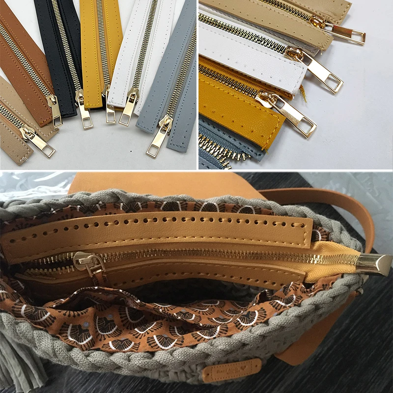 Solid Color 30CM All-match Bag Zipper Sewing Rope Hole Zipper PU Leather Bag Zipper Strong Durable Multi-colored Bag Accessories
Solid Color 30CM All-match Bag Zipper Sewing Rope Hole Zipper PU Leather Bag Zipper Strong Durable Multi-colored Bag Accessories