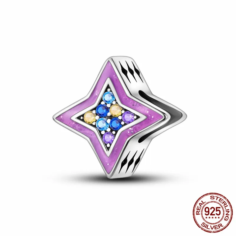 925 Sterling Silver Luminous Star Charm Beads for Original Bracelets, Women's DIY Jewelry
925 Sterling Silver Luminous Star Charm Beads for Original Bracelets, Women's DIY Jewelry