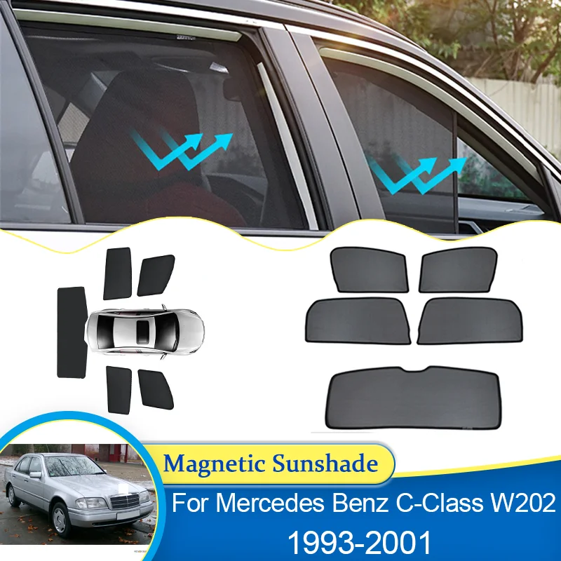Магнитный солнцезащитный козырек для Mercedes Benz C-Class W202 1993 ~ 2001, занавески, затенение, солнцезащитный козырек, автомобильные аксессуары
Магнитный солнцезащитный козырек для Mercedes Benz C-Class W202 1993 ~ 2001, занавески, затенение, солнцезащитный козырек, автомобильные аксессуары
