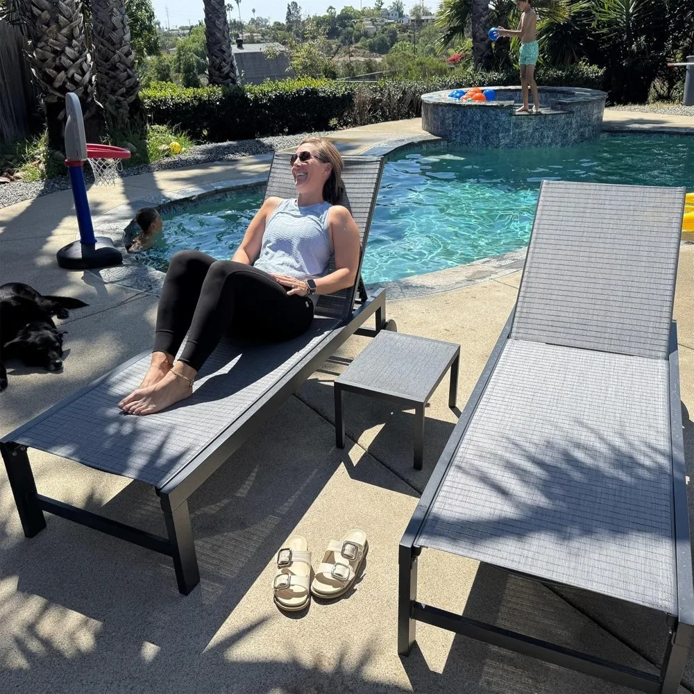 Chaise Lounge Chair with Wheels for Outside 2 Pieces Aluminum Outdoor Chaise Lounge Chairs with 5 Adjustable, Customized
Chaise Lounge Chair with Wheels for Outside 2 Pieces Aluminum Outdoor Chaise Lounge Chairs with 5 Adjustable, Customized