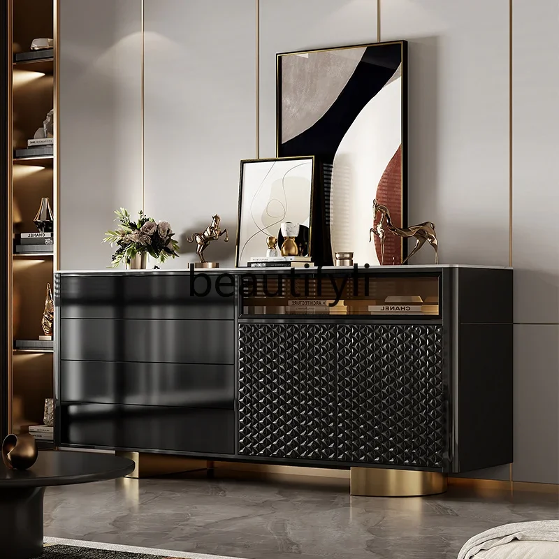 Light luxury dining side cabinet modern simple tea cabinet foyer entrance decorative paint cabinet
Light luxury dining side cabinet modern simple tea cabinet foyer entrance decorative paint cabinet