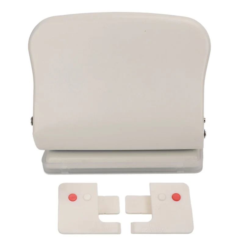 Hole Punch Metal Body Incisive Edge Plastic Bottom Pad 10 Holes Handheld Paper Punch For Bookbinding DocumentationWhite
Hole Punch Metal Body Incisive Edge Plastic Bottom Pad 10 Holes Handheld Paper Punch For Bookbinding DocumentationWhite