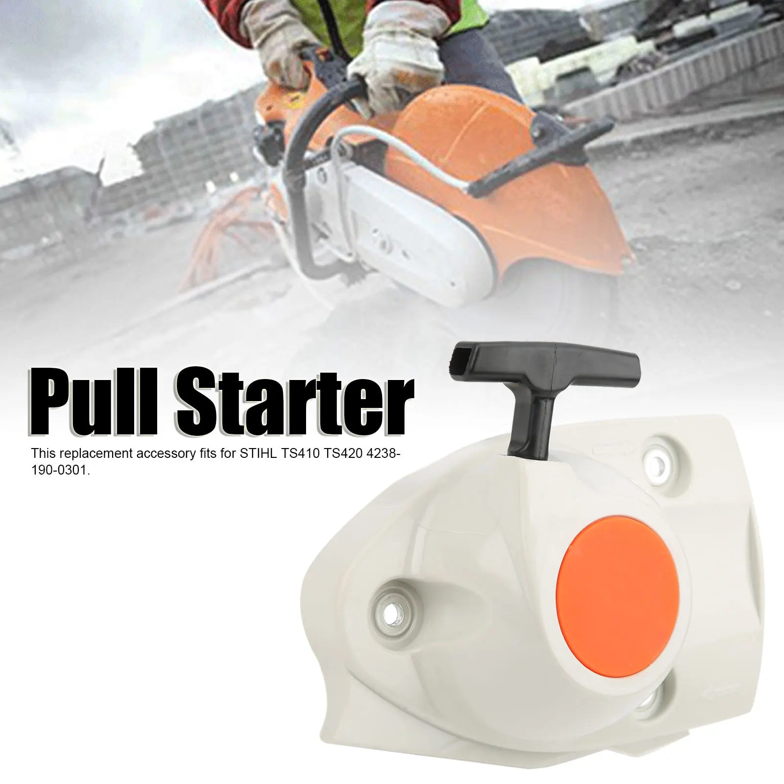 Сменный аксессуар в сборе стартера, подходящий для STIHL TS410 TS420 4238-190‐0301, садовые инструменты для стартера
Сменный аксессуар в сборе стартера, подходящий для STIHL TS410 TS420 4238-190‐0301, садовые инструменты для стартера