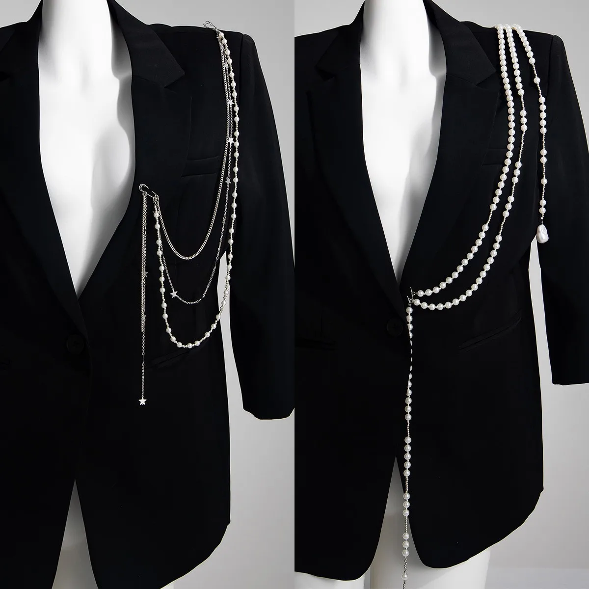 Imitation Pearl Beaded Tassel Brooch Fashion Star Chain Lapel Pins for Women Clothing Accessory Trendy Badge Jewelry Gifts
Imitation Pearl Beaded Tassel Brooch Fashion Star Chain Lapel Pins for Women Clothing Accessory Trendy Badge Jewelry Gifts