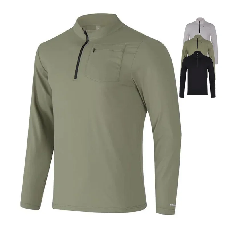 Autumn and Winter Men's Cycling Hiking Outdoor Sports Long Sleeve T-shirt Leisure Speed Dry Running Fitness Sports Clothing
Autumn and Winter Men's Cycling Hiking Outdoor Sports Long Sleeve T-shirt Leisure Speed Dry Running Fitness Sports Clothing