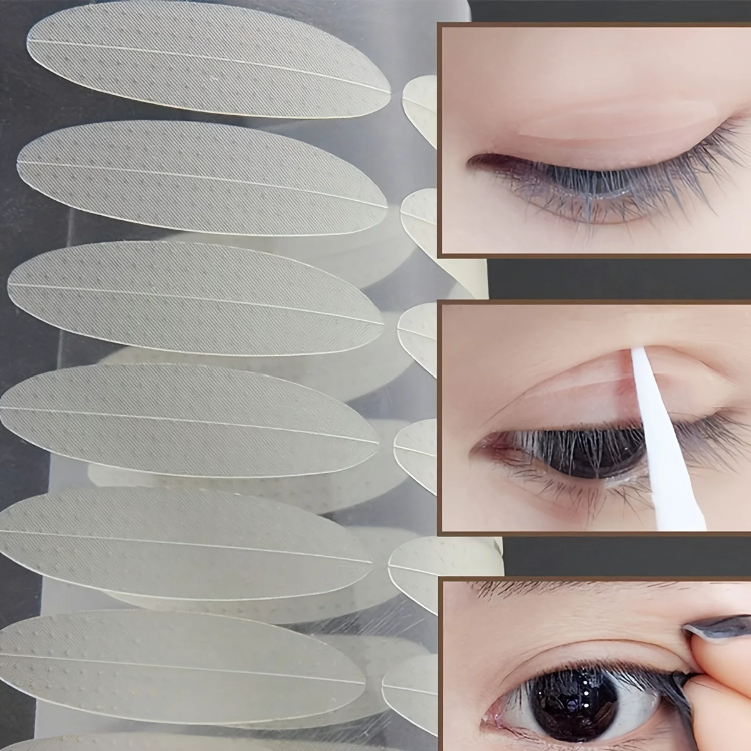 720pc Double Eyelid Tape + Multi-Shaped Tools - Perfect for Single & Double Eyelids
720pc Double Eyelid Tape + Multi-Shaped Tools - Perfect for Single & Double Eyelids