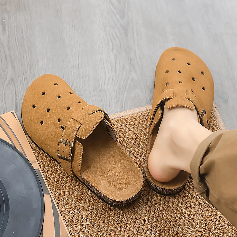 MPPMCK Men's Sandals Summer Outdoor Wear Anti-slip Wear-resistant Large Size Soft Bottom Hole Hole Beach Sports Head Cover Shoes
MPPMCK Men's Sandals Summer Outdoor Wear Anti-slip Wear-resistant Large Size Soft Bottom Hole Hole Beach Sports Head Cover Shoes