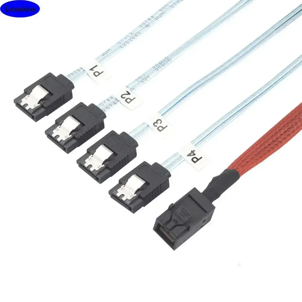 MINI SAS HD SFF-8643 — 4-портовый серверный высокоскоростной соединительный кабель SATA
MINI SAS HD SFF-8643 — 4-портовый серверный высокоскоростной соединительный кабель SATA