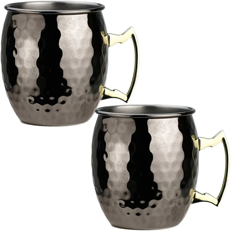 2Pcs 2024New Cocktail Wine Cup Moscow Mule Mug Stainless Steel Hammered Copper Plated 550ML Beer Cup Bar Drinkware
2Pcs 2024New Cocktail Wine Cup Moscow Mule Mug Stainless Steel Hammered Copper Plated 550ML Beer Cup Bar Drinkware