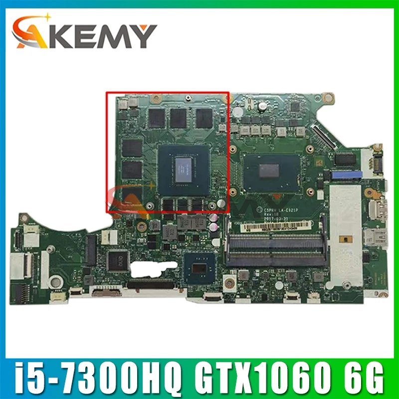 For ACER Predator Helios 300 G3-571 Notebook Mainboard LA-E921P I5-7300HQ i7-7700HQ GTX1060 Laptop Motherboard Full Tested
For ACER Predator Helios 300 G3-571 Notebook Mainboard LA-E921P I5-7300HQ i7-7700HQ GTX1060 Laptop Motherboard Full Tested