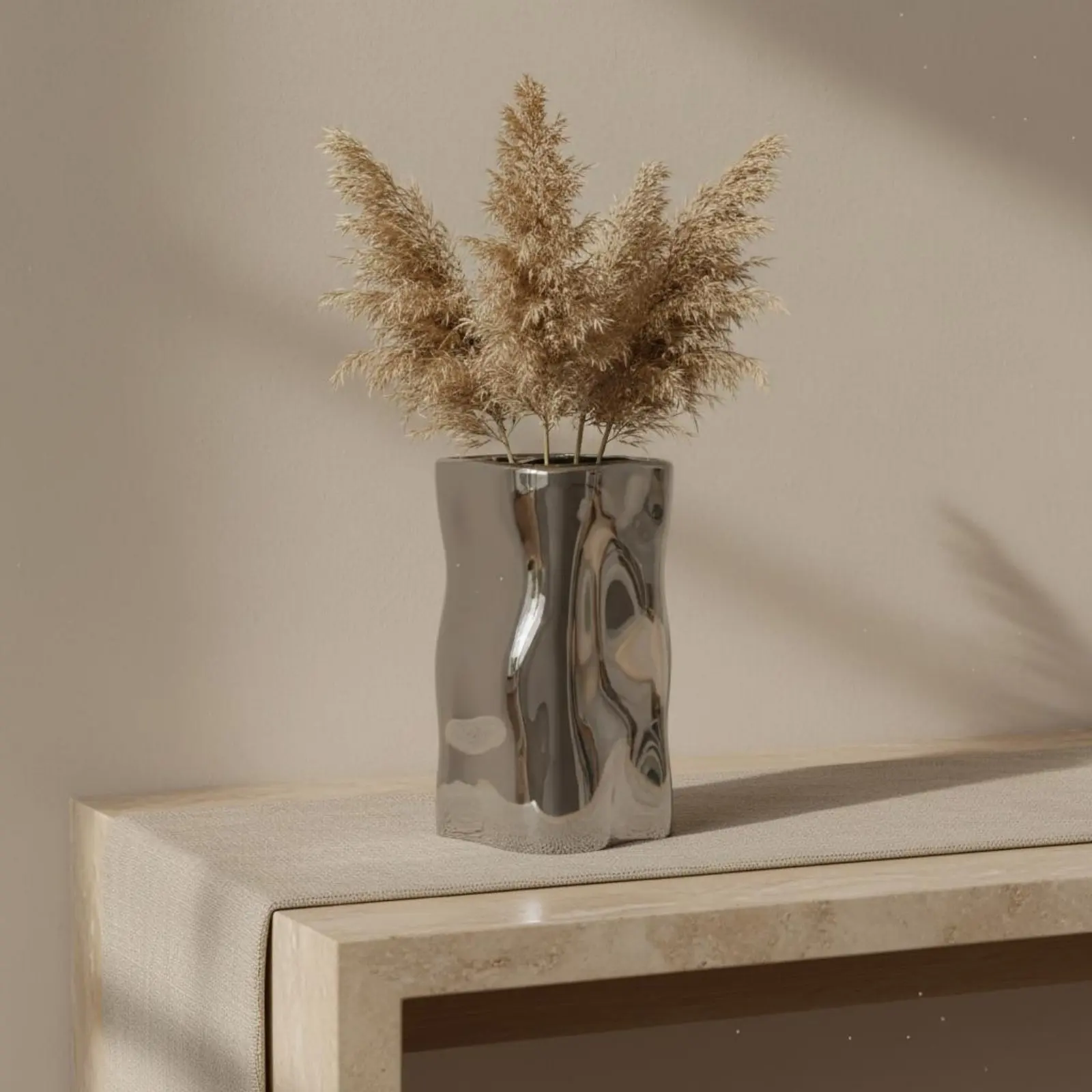 Nordic Flower Vase Luxury Look Modern Wavy Vase Home Decor Artistic Shape Long-Lasting for Tabletop
Nordic Flower Vase Luxury Look Modern Wavy Vase Home Decor Artistic Shape Long-Lasting for Tabletop