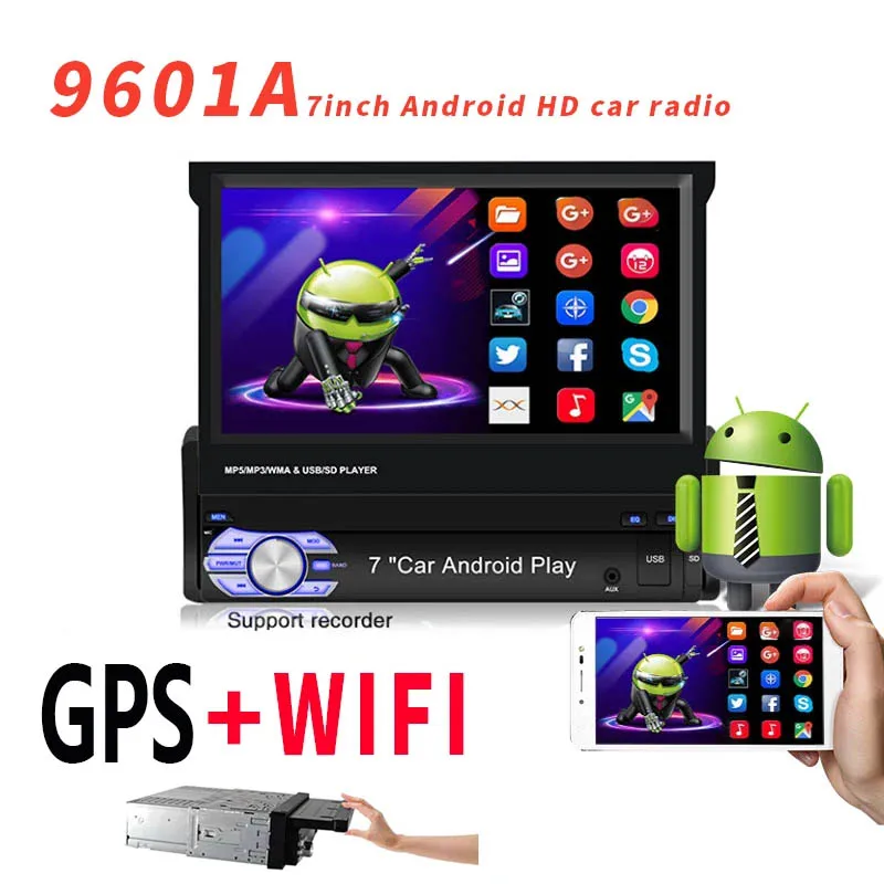 Android 8.1 Mirror Link Bluetooth GPS Navigation MP5 Player Carplay for Android/IOS Device Manual 1 din Retractable Screen
Android 8.1 Mirror Link Bluetooth GPS Navigation MP5 Player Carplay for Android/IOS Device Manual 1 din Retractable Screen