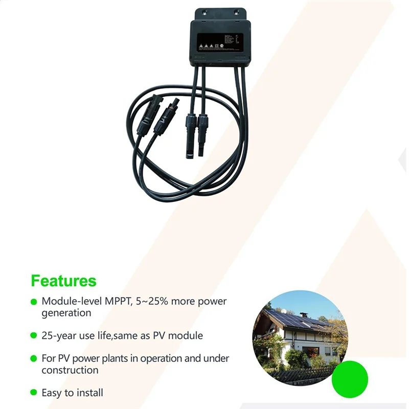 Солнечный оптимизатор Модуль солнечной фотоэлектрической панели Оптимизатор фотоэлектрической мощности Максимальная входная мощность 600 Вт Системное напряжение 1500 В MPPT Высокая эффективность
Солнечный оптимизатор Модуль солнечной фотоэлектрической панели Оптимизатор фотоэлектрической мощности Максимальная входная мощность 600 Вт Системное напряжение 1500 В MPPT Высокая эффективность