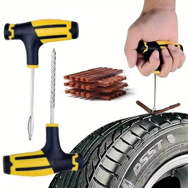 Auto Bike Tubeless Tire Repair Tools Studding Puncture Plug Rubber Strip for Car Tyre Garage Maintenance Tools
Auto Bike Tubeless Tire Repair Tools Studding Puncture Plug Rubber Strip for Car Tyre Garage Maintenance Tools