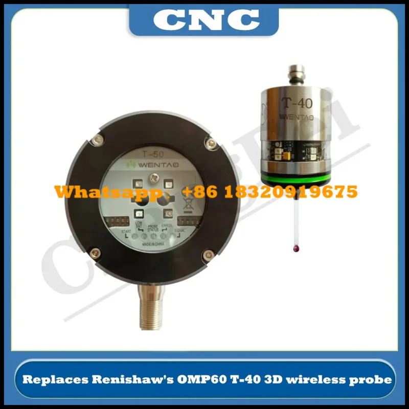 CNC machine tool infrared probe wireless T-40 R measurement probe 2d 3d mold detection sensor replaces Renishaw cyclmotion
CNC machine tool infrared probe wireless T-40 R measurement probe 2d 3d mold detection sensor replaces Renishaw cyclmotion