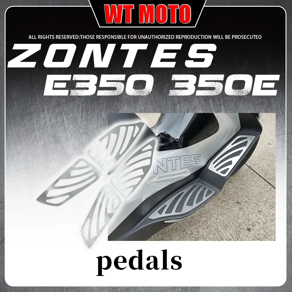 For ZONTES 350E stainless steel pedal wear-resistant Zontes E350 350E 350-E foot pad pedal
For ZONTES 350E stainless steel pedal wear-resistant Zontes E350 350E 350-E foot pad pedal