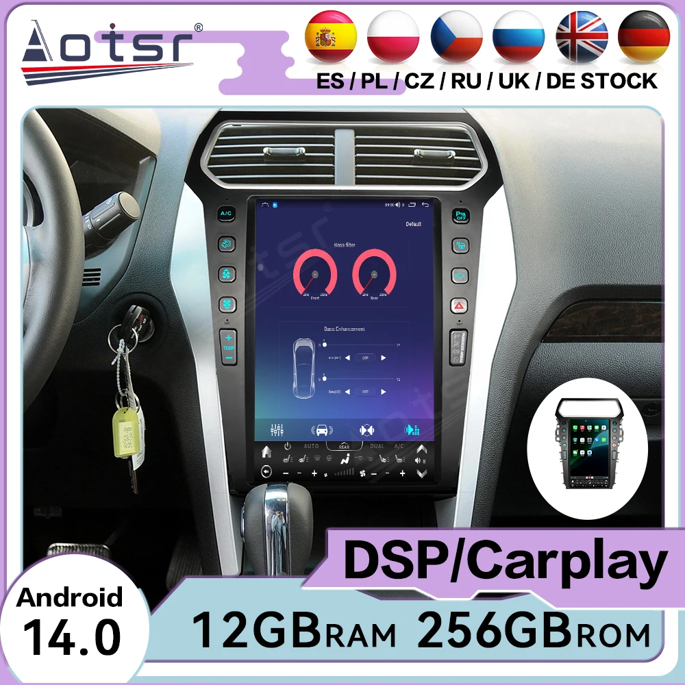 Android 14 Auto Multimedia Car Radio For Ford Explorer 2011~2019 Car GPS Navigation Audio Stereo Head Unit Smart Screen Carplay
Android 14 Auto Multimedia Car Radio For Ford Explorer 2011~2019 Car GPS Navigation Audio Stereo Head Unit Smart Screen Carplay