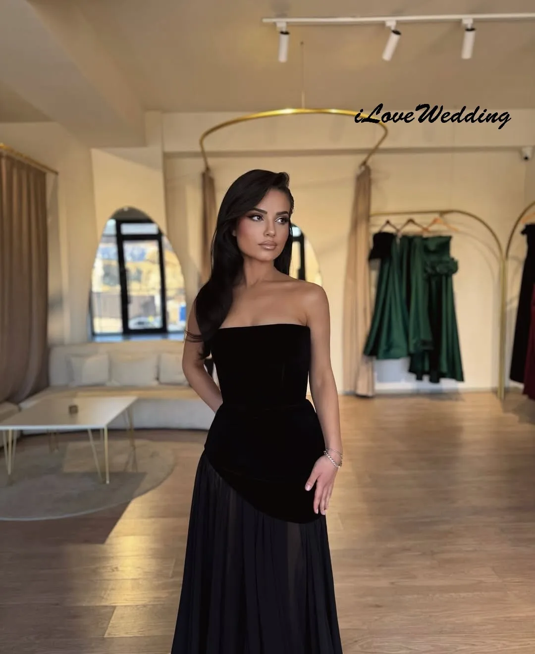 Elegant Chiffon Black Evening Dresses 2025 Elegant Strapless Sexy Party Dress For Woman Sweep Train Formal Gowns Gala Customized
Elegant Chiffon Black Evening Dresses 2025 Elegant Strapless Sexy Party Dress For Woman Sweep Train Formal Gowns Gala Customized