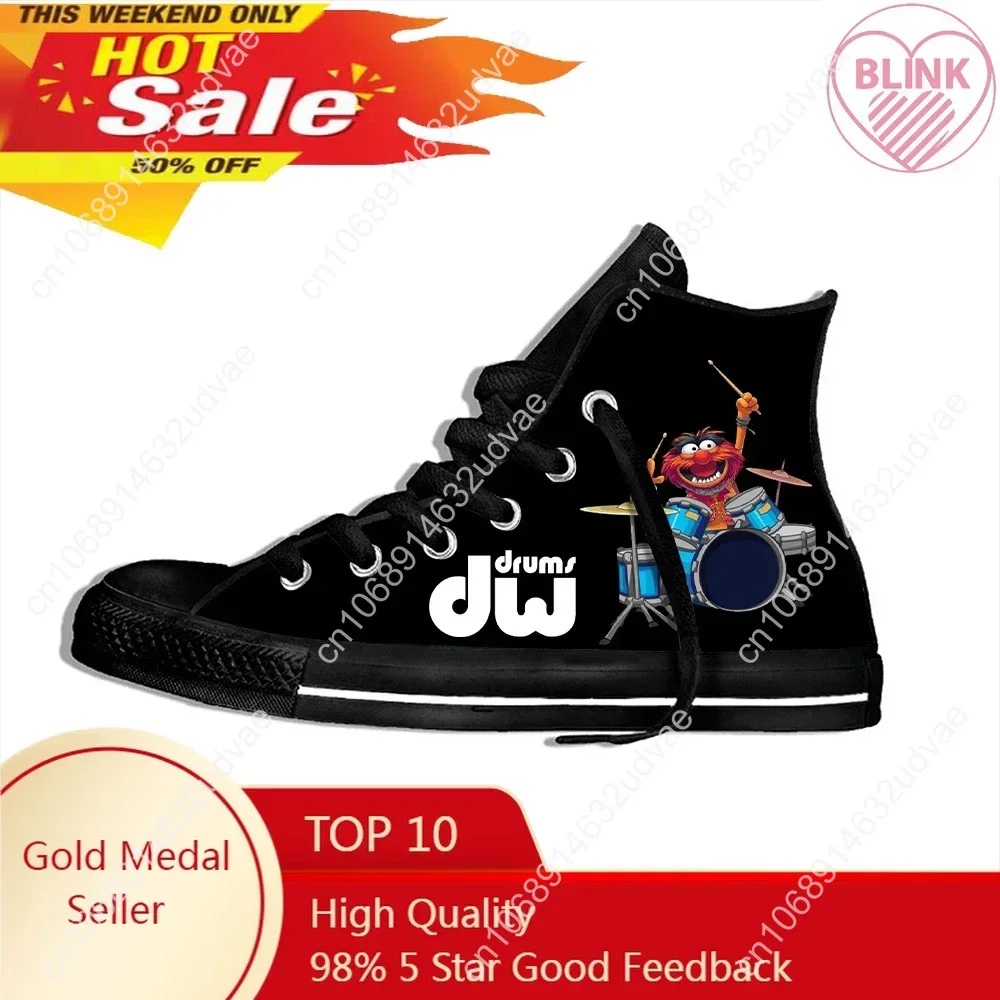 Hot Animal Drummer Show Muppet Drum Novelty Design Fashion Lightweight High Top Cloth Shoes Men Women Breathable Sneakers
Hot Animal Drummer Show Muppet Drum Novelty Design Fashion Lightweight High Top Cloth Shoes Men Women Breathable Sneakers