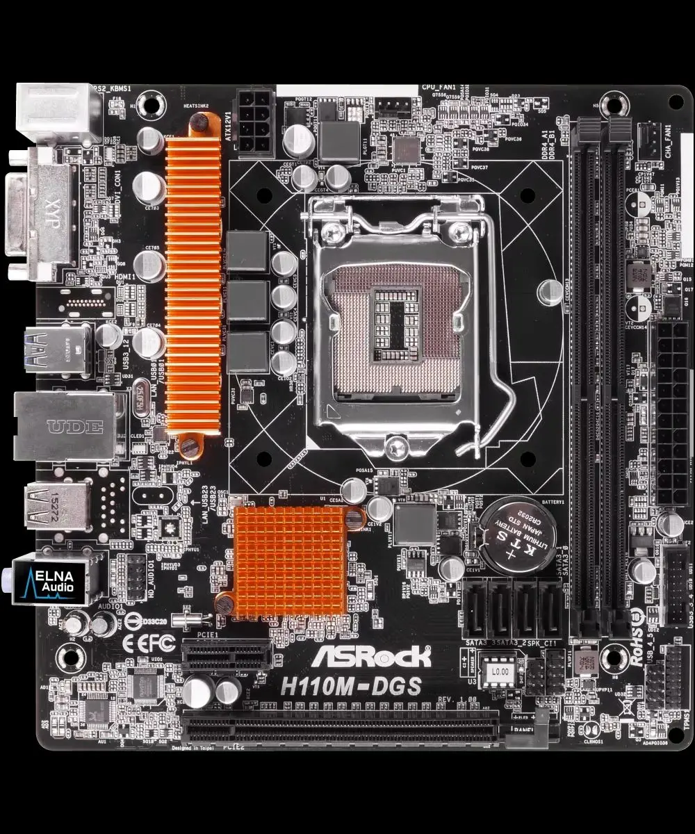 ASRock H110M-DGS Motherboard Intel Intel H110 LGA 1151 DDR4 32GB Micro ATX support i5-7600 i5-6400 i5-6500 i3-6300 G4600
ASRock H110M-DGS Motherboard Intel Intel H110 LGA 1151 DDR4 32GB Micro ATX support i5-7600 i5-6400 i5-6500 i3-6300 G4600
